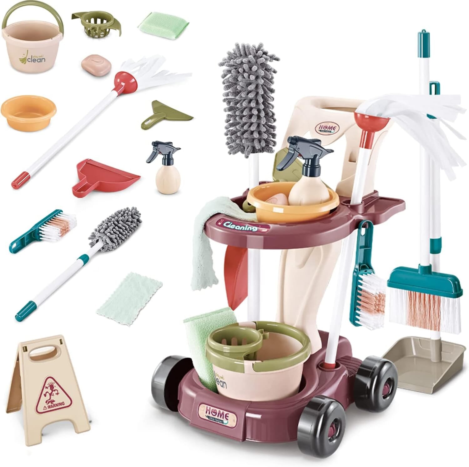 Set De Joaca Curatenie KidProtect JuniorClean Kit Set De Joaca Curatenie KidProtect JuniorClean Kit
